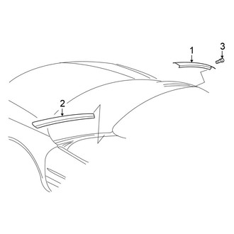 Chrysler OE - Windshield - Reveal Moldings (Convertible)
