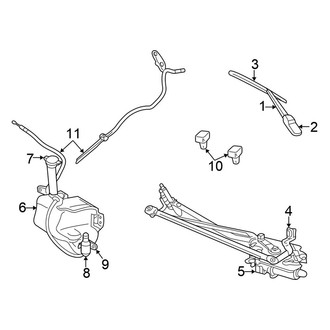 Chrysler OE - Windshield - Wiper & Washer Components