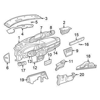 Chrysler OE - Instrument Panel (Convertible G / U Engine VIN Character)
