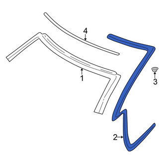 Chrysler OE - Windshield Frame Weatherstrip Seal