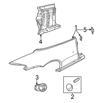 Chrysler OE - Quarter Panel & Components (Convertible)