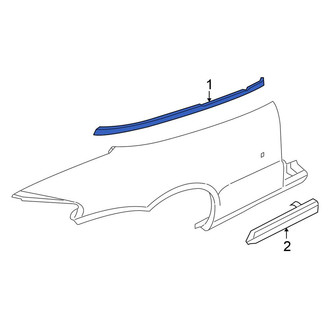 Chrysler OE - Rear Left Quarter Panel Molding