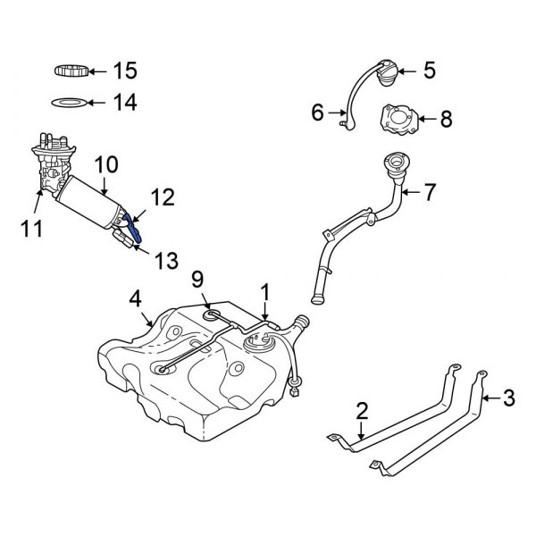 Fuel Sender and Hanger Assembly