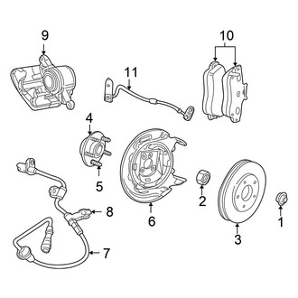 Chrysler OE - Rear Suspension - Brake Components