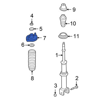 Chrysler OE - Rear Suspension Strut Mount