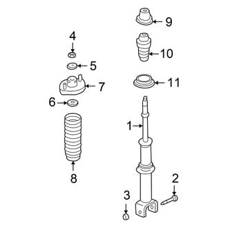 Chrysler OE - Rear Suspension - Struts & Components (Convertible)