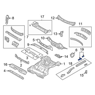 Chrysler OE - Rear Left Floor Extension