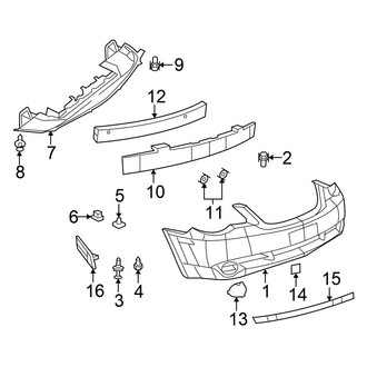 Chrysler OE - Front Bumper - Bumper & Components (Convertible)