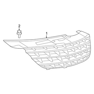 Chrysler OE - Grille & Components (Convertible)