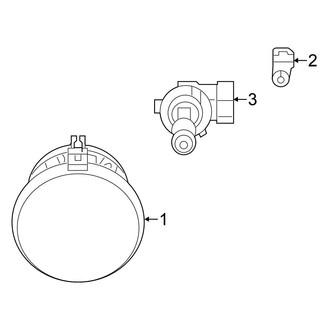 Chrysler OE - Front Lamps - Fog Lamps (Convertible)