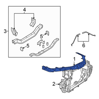 Chrysler OE - Front Radiator Support Panel