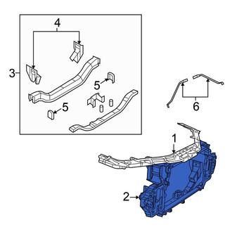 Chrysler OE - Front Radiator Support Panel