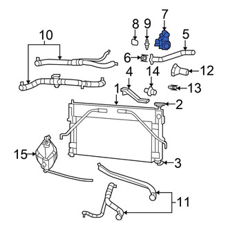 Chrysler OE - Lower Engine Coolant Thermostat Housing