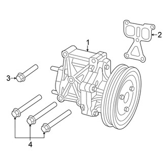 Chrysler OE - Cooling - Water Pump (Convertible 2.4L)