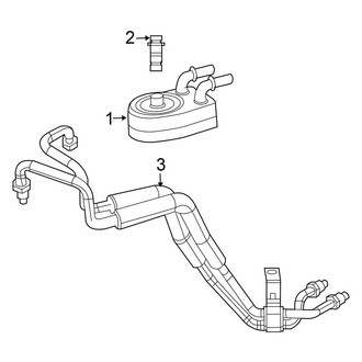 Chrysler OE - Cooling - Oil Cooler (Convertible 2.4L)