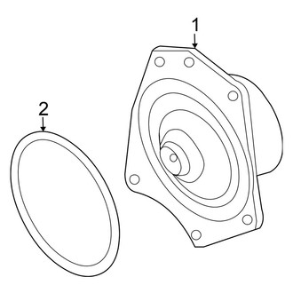Chrysler OE - Cooling - Water Pump (LX / Touring Convertible 2.7L Gas)