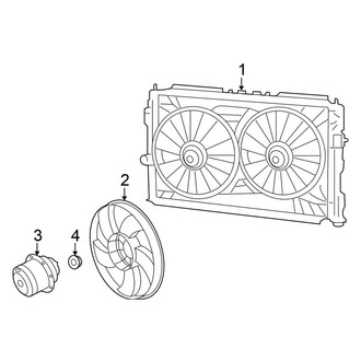 Chrysler OE - Cooling Fan (Convertible 3.5L)