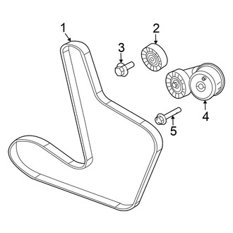 Chrysler OE - Cooling - Belts & Pulleys (Convertible 3.5L)