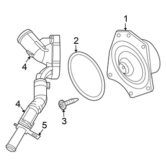 Chrysler OE - Cooling - Water Pump (Convertible 3.5L)