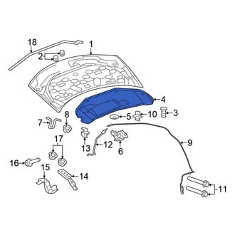 Chrysler OE - Hood Insulation Pad