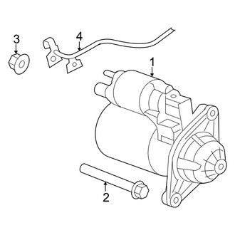 Chrysler OE - Electrical - Starter (Limited / LX / Touring Convertible 2.4L)