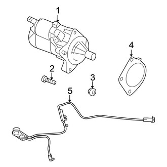Chrysler OE - Electrical - Starter (Convertible 2.7L)