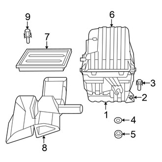 Chrysler OE - Engine / Transaxle - Air Intake (Convertible 2.4L)
