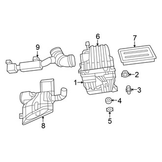 Chrysler OE - Engine / Transaxle - Air Intake (Convertible 2.7L)