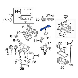 Chrysler OE - Upper Engine Intake Manifold Gasket