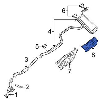 Chrysler OE - Exhaust Heat Shield