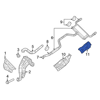 Chrysler OE - Exhaust Heat Shield