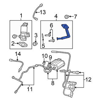 Chrysler OE - Exhaust Gas Recirculation (EGR) Tube