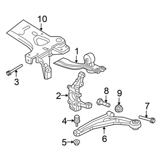 Chrysler OE - Front Suspension - Suspension Components (Convertible)