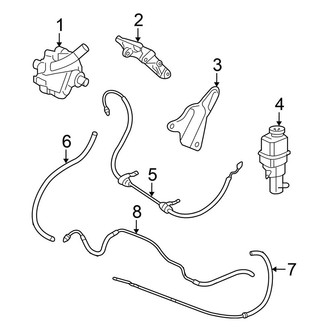 Chrysler OE - Steering Gear & Linkage - Pump & Hoses (LX / Touring Convertible 2.7L)