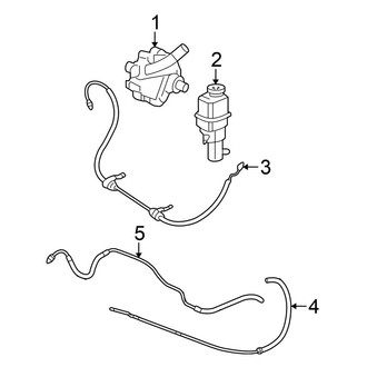 Chrysler OE - Steering Gear & Linkage - Pump & Hoses (Limited Convertible 3.5L)