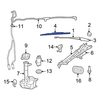 Chrysler OE - Right Wiper Blade