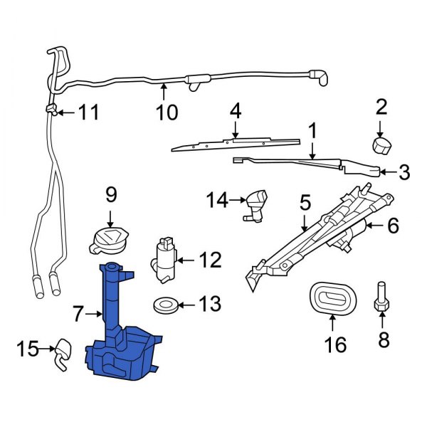 Washer Fluid Reservoir