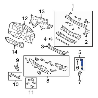 Chrysler OE - Cowl Panel Drain Hose