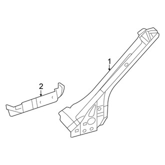 Chrysler OE - Pillars, Rocker & Floor - Hinge Pillar (Convertible)