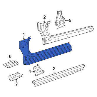 Chrysler OE - Right Rocker Panel