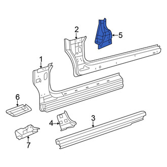 Chrysler OE - Left Rocker Panel Reinforcement