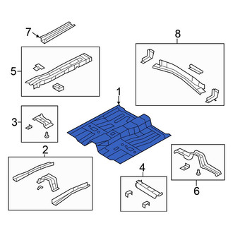 Chrysler OE - Front Floor Pan
