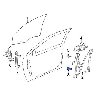 Chrysler OE - Front Window Regulator Screw
