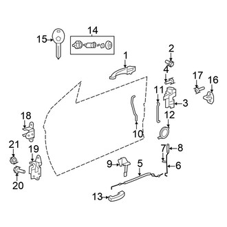Chrysler OE - Door - Lock & Hardware (Convertible)