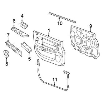 Chrysler OE - Door - Interior Trim (Convertible)