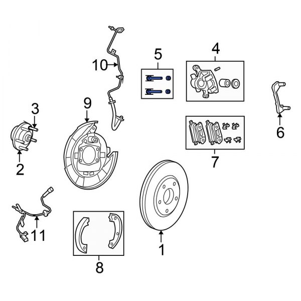 Disc Brake Caliper Bolt Kit