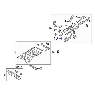 Chrysler OE - Rear Right Frame Stiffener