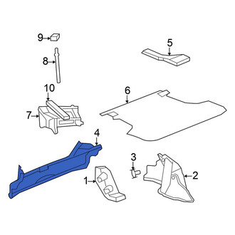 Chrysler OE - Rear Trunk Trim Panel