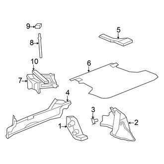 Chrysler OE - Rear Body & Floor - Interior Trim (Convertible)