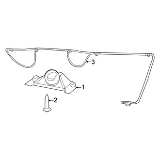 Chrysler OE - Rear Lamps - License Lamps (Convertible)